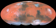 mars Mars HST Mollweide map 1999